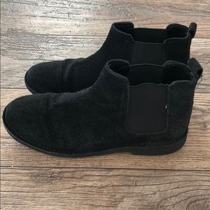 ASOS Black Suede Chelsea Boot
